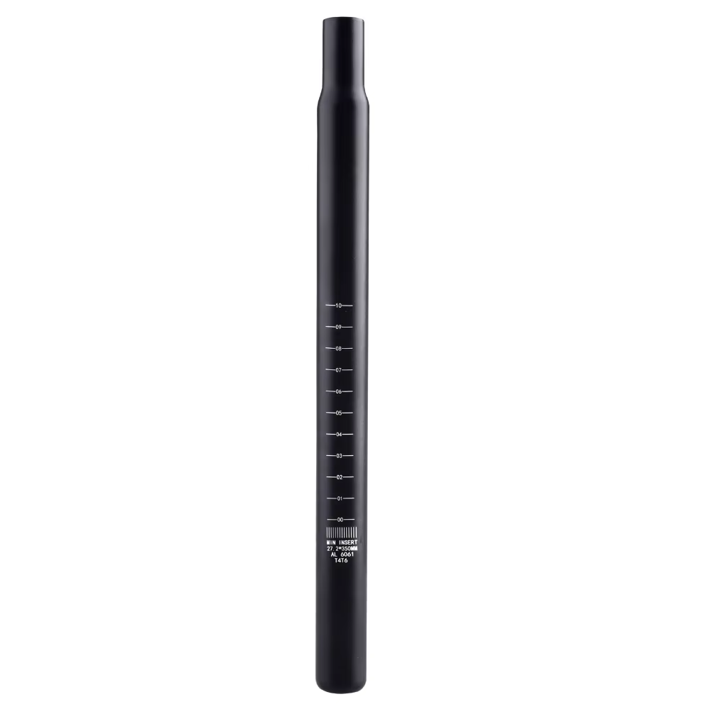 Tige de selle de vélo 25.4/27.2/28.6/30.4/30.8/31.6mm en alliage d'aluminium 350mm de longueur pôle