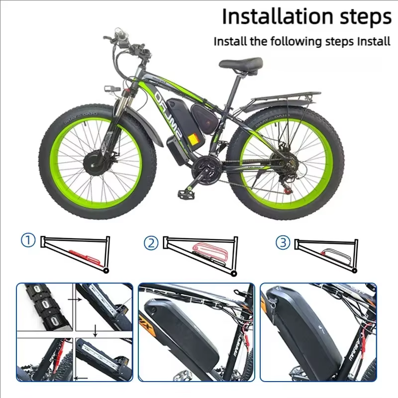 Batterie de vélo électrique type Hailong