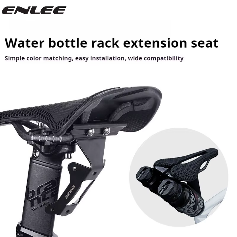 Extension de bouteille d'eau en alliage d'aluminium pour vélo