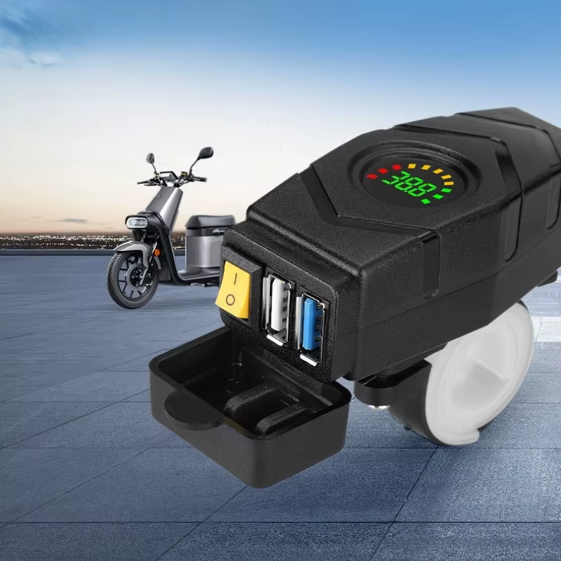 Chargeur USB pour guidon de trottinettes électriques 20-90V
