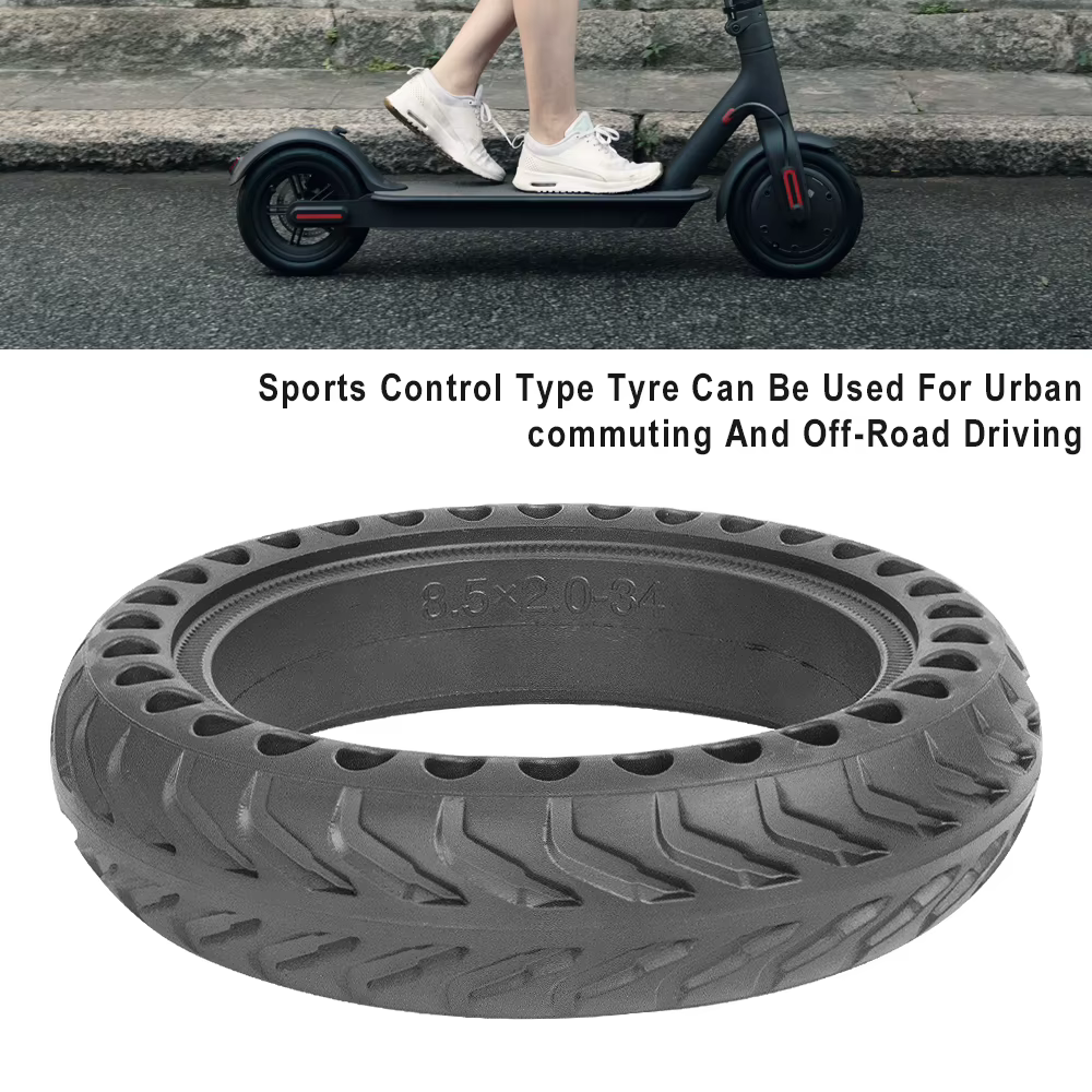 Pneu solide de 8.5 pouces mis à jour pour Scooter électrique Xiaomi M365/ Pro/Pro 2 MI 3 pour pneus d'amortissement Gotrax/gxl V2/XR