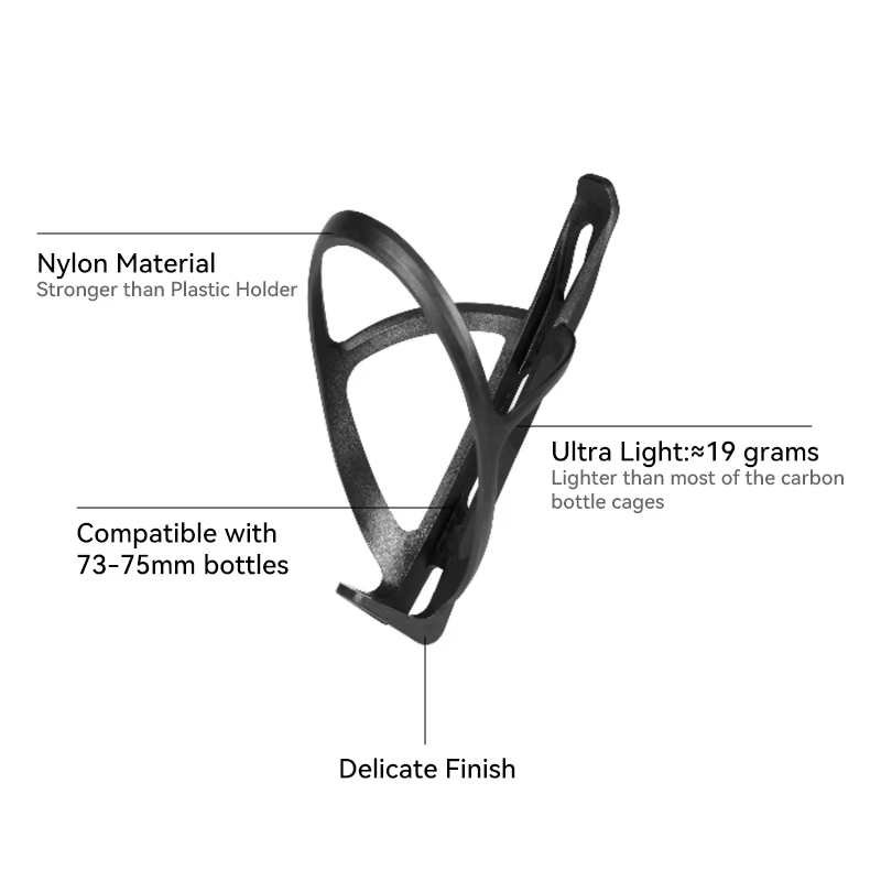 N1 porte-bouteille d'eau Cage en Nylon 21g Super léger vélo de route vtt