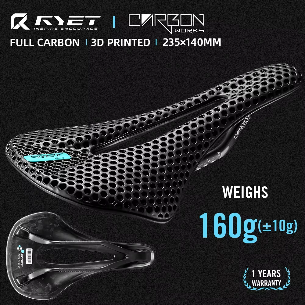RYET vélo selle en carbone 3D