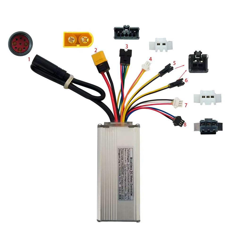 Contrôleur de moteur sans balais pour vélo électrique 48V JH4AJ5360DZWBT, adapté aux scooters électriques, vélos de montagne, motos