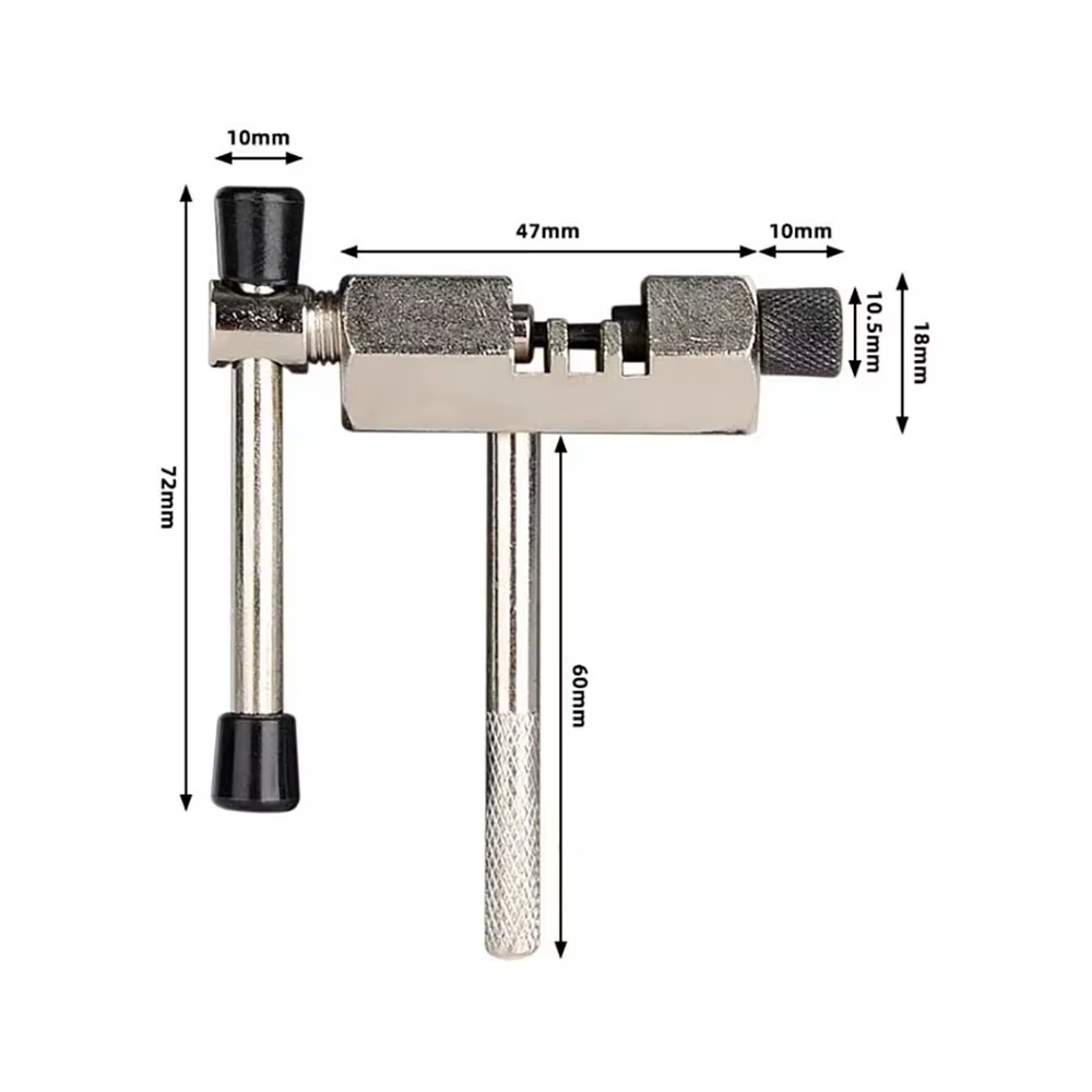 Dissolvant de disjoncteur de compression de chaîne de vélo en acier inoxydable