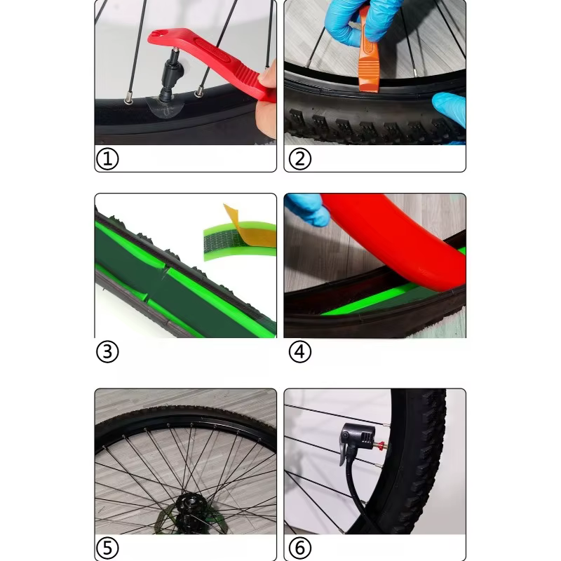 Pneu de vélo revêtement anti-crevaison fibre de verre TPU auto-adhésif 23/38/54/80*2300mm vtt