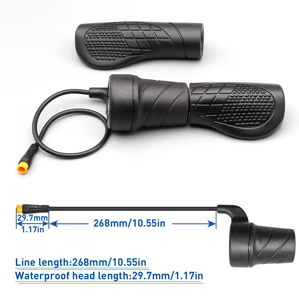 Poignée droite pour vélo électrique