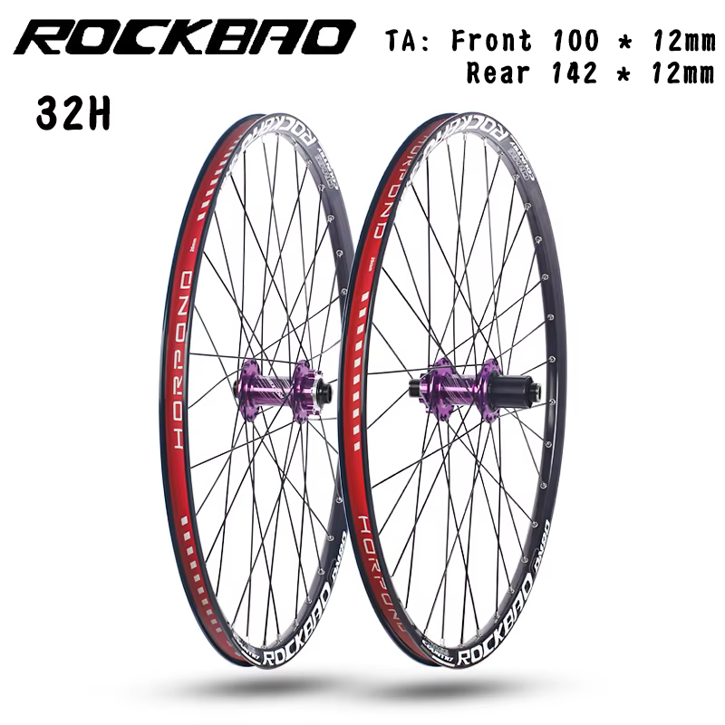 Jeu de roues de vélo de montagne