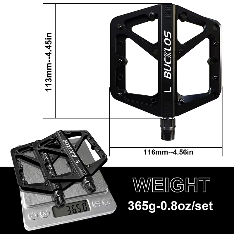 BUCKLOS pédale de vélo plate-forme