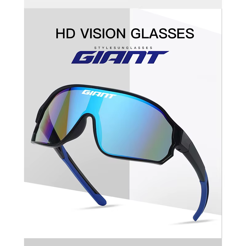 Lunettes de cyclisme géantes avec vision haute définition certifiée CE/ANSI conception Cateye vtt/vélo de route homme femme antisueur et antibuée