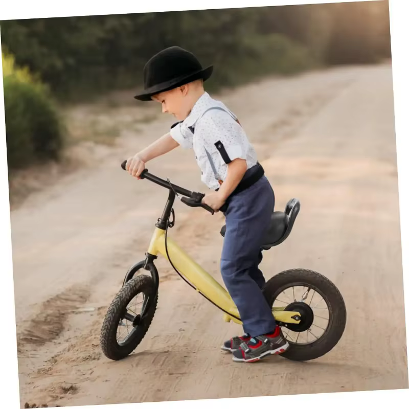 Siège de vélo pour enfants en cuir PU