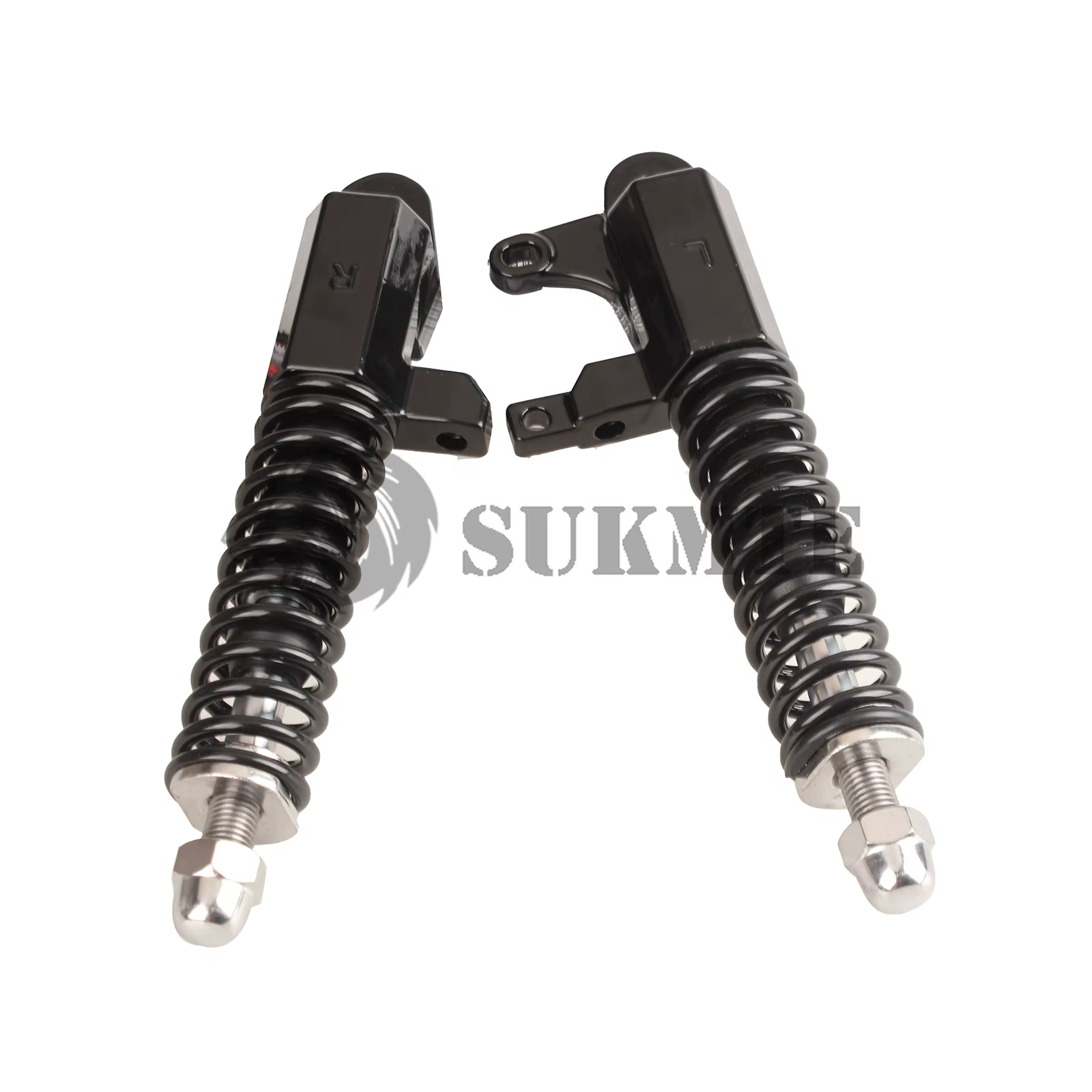 Amortisseur 10 pouces Scooter électrique fourche avant choc hydraulique roue antichoc ressort rebond pour KuGoo M4 Pro