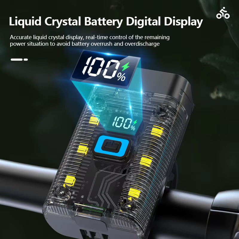 Feu avant de vélo LED Rechargeable
