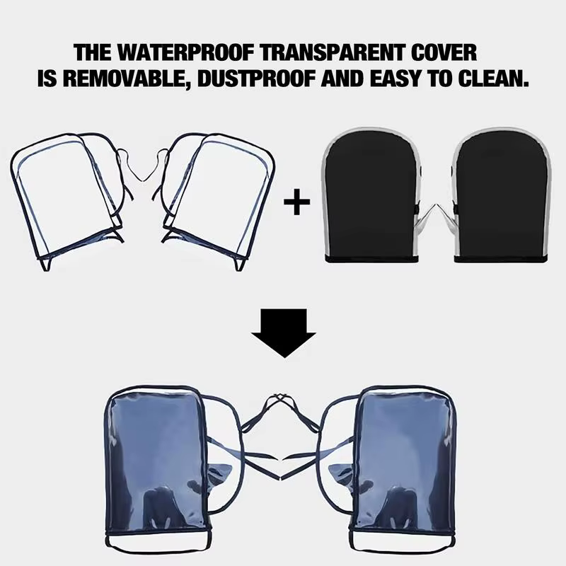 Mitaines de guidon gants de vélo résistant à l'eau