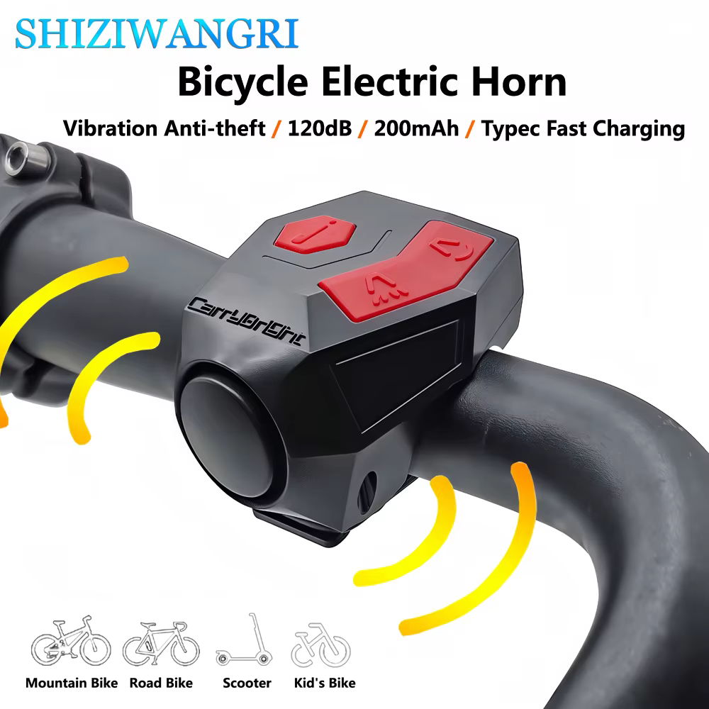 Klaxon de vélo électrique puissant 120dB