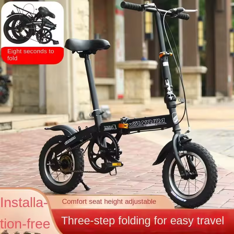 Mini vélo pliant de 12 pouces sans Installation pour femmes