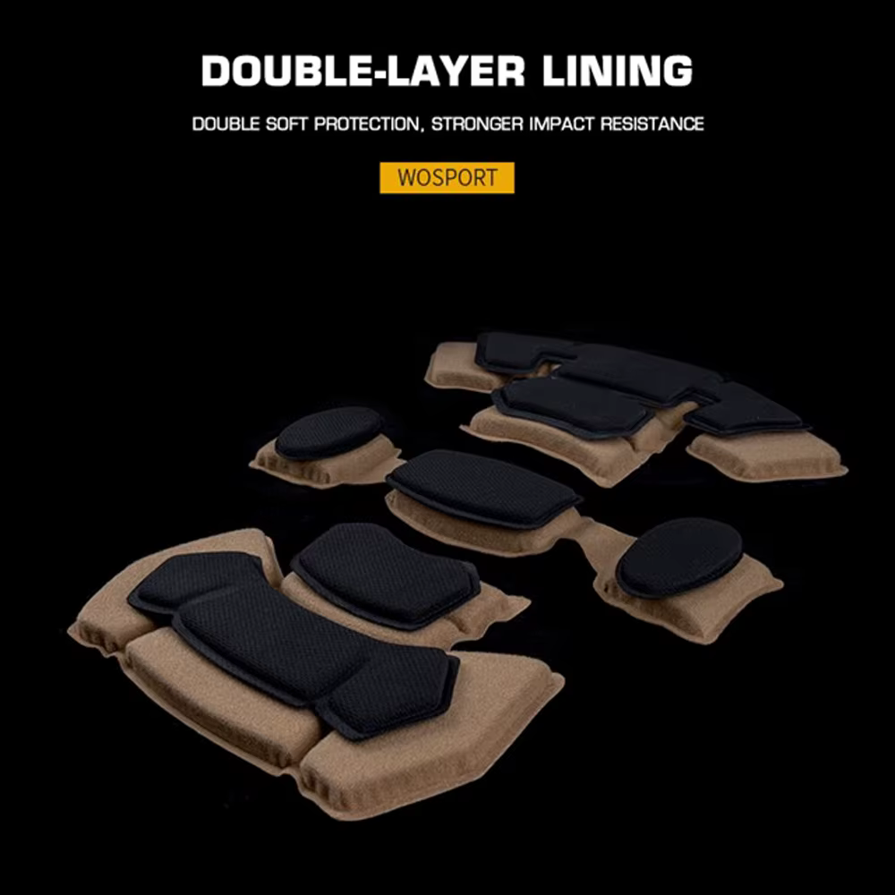 Coussinets de doublure de casque Team Wendy 3.0 + mentonnière pour accessoires