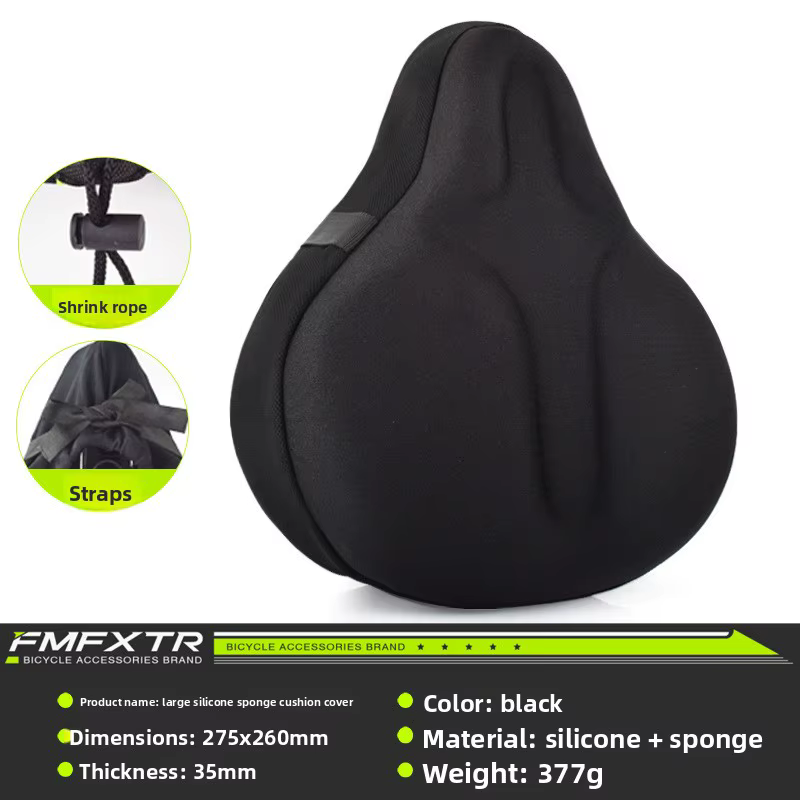 Housse de coussin de selle de vélo en mousse à mémoire de forme