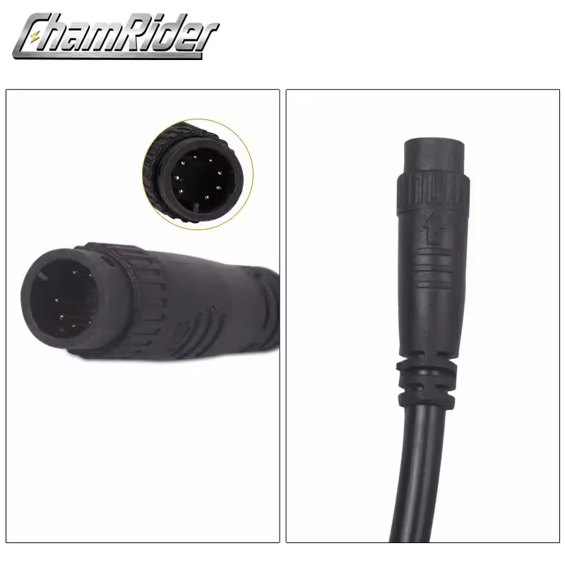 Julet 1 à 4 faisceau de câbles câble principal fil étanche pour vélo électrique accélérateur LCD frein connecteur étanche
