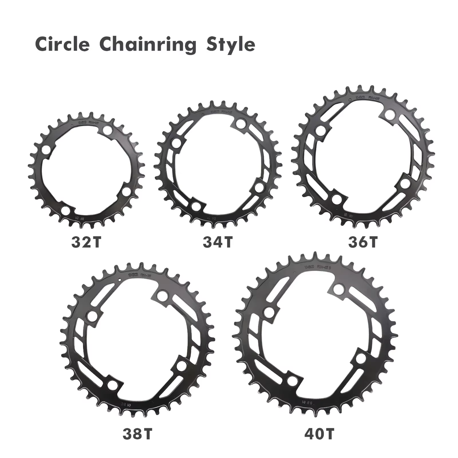 Prowheel-Plateau de vélo rond en acier