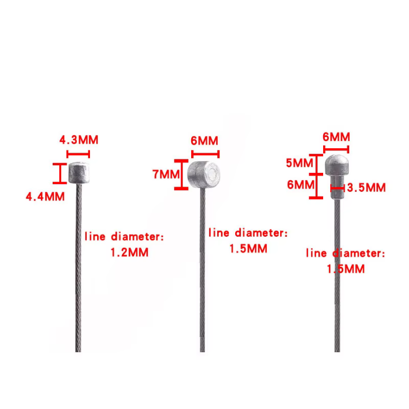 Lot de 10 Câbles Intérieurs pour Vélo VTT et Route