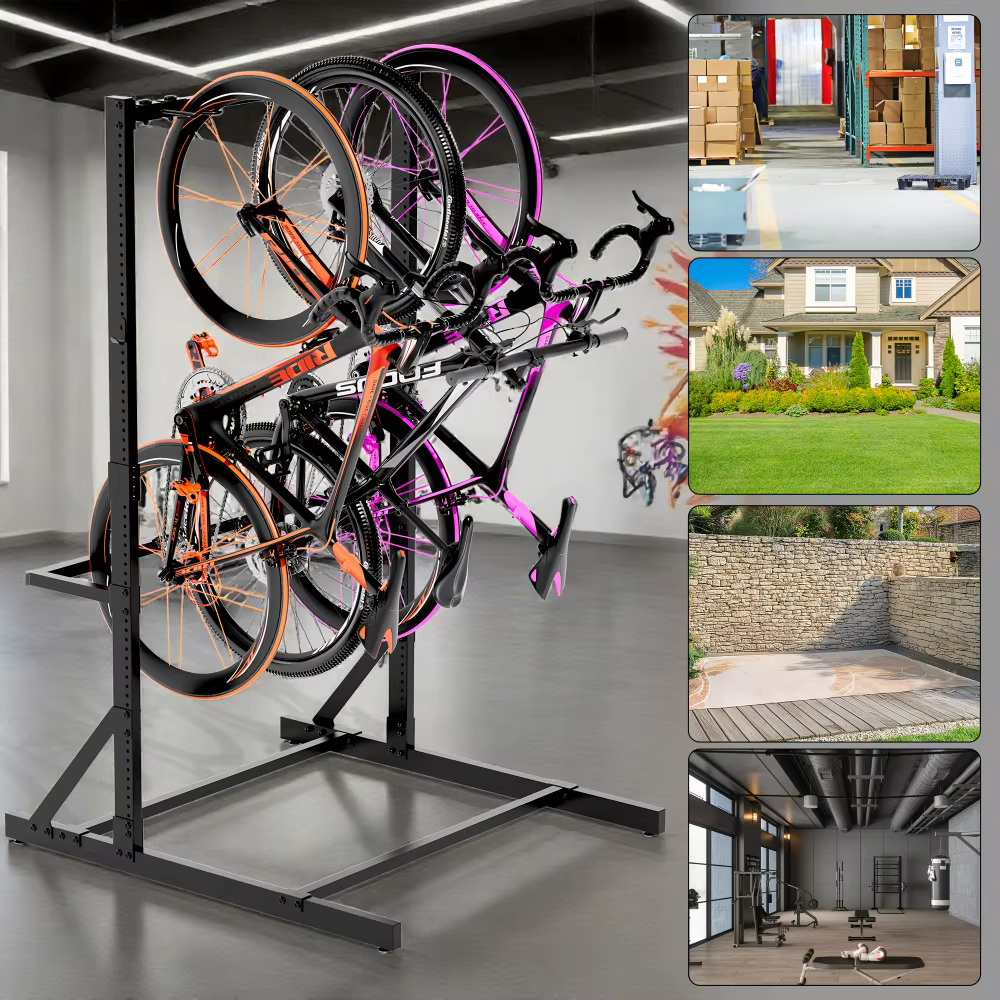Support de vélo autoportant pour vélos