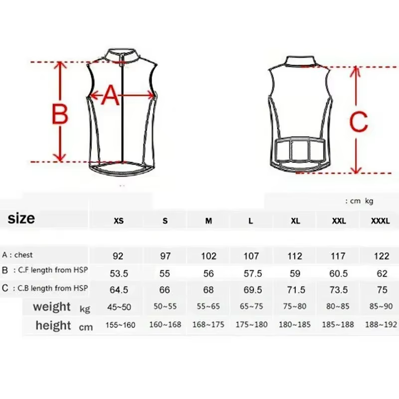 Gilet de cyclisme AERO VELO coupe-vent pour homme