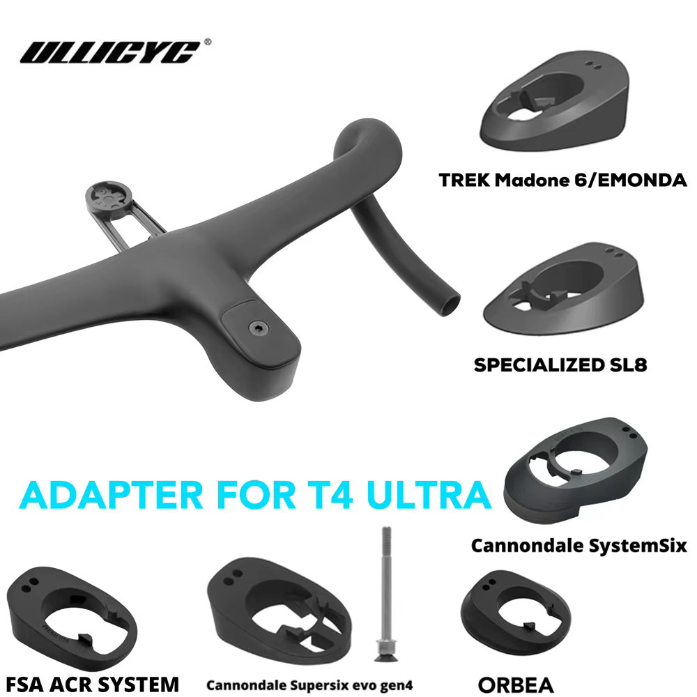 Adaptateur imprimé en 3D pour guidon trek/Pinarello/CANNONDALE/BMC/Factor/FOCUS/OBERA/MERIDA/Giant pour ULLICYC T4 ULTRA