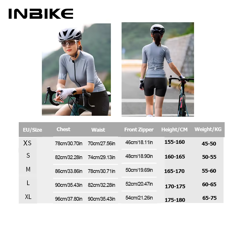 INBIKE été femmes à manches courtes maillot de cyclisme séchage rapide vtt haut vélo chemises d'équitation