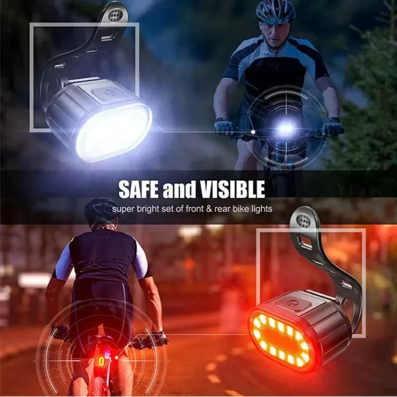 Éclairage de vélo, feux avant et arrière