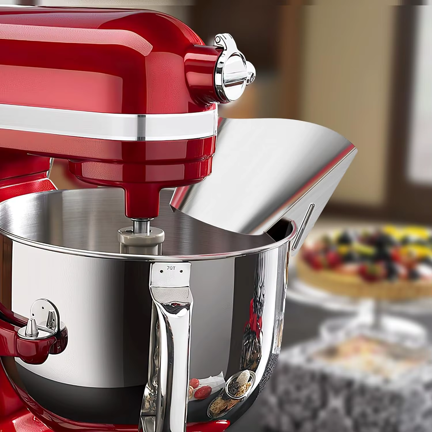 Acier inoxydable de qualité supérieure pour accessoires d'aide de cuisine, bol en acier inoxydable pour lave-vaisselle, goulotte verseuse, support de centre commercial KitchenAid