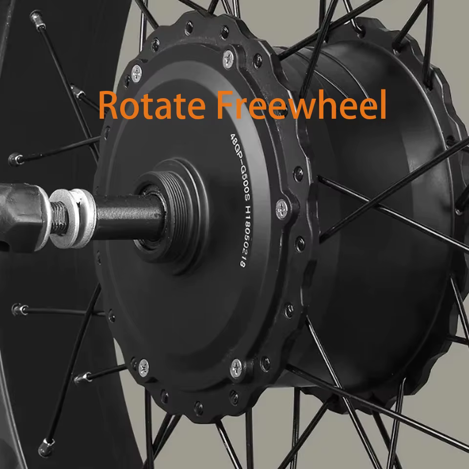 Kit moteur de moyeu arrière pour vélo électrique 36V 48V 500W 750W