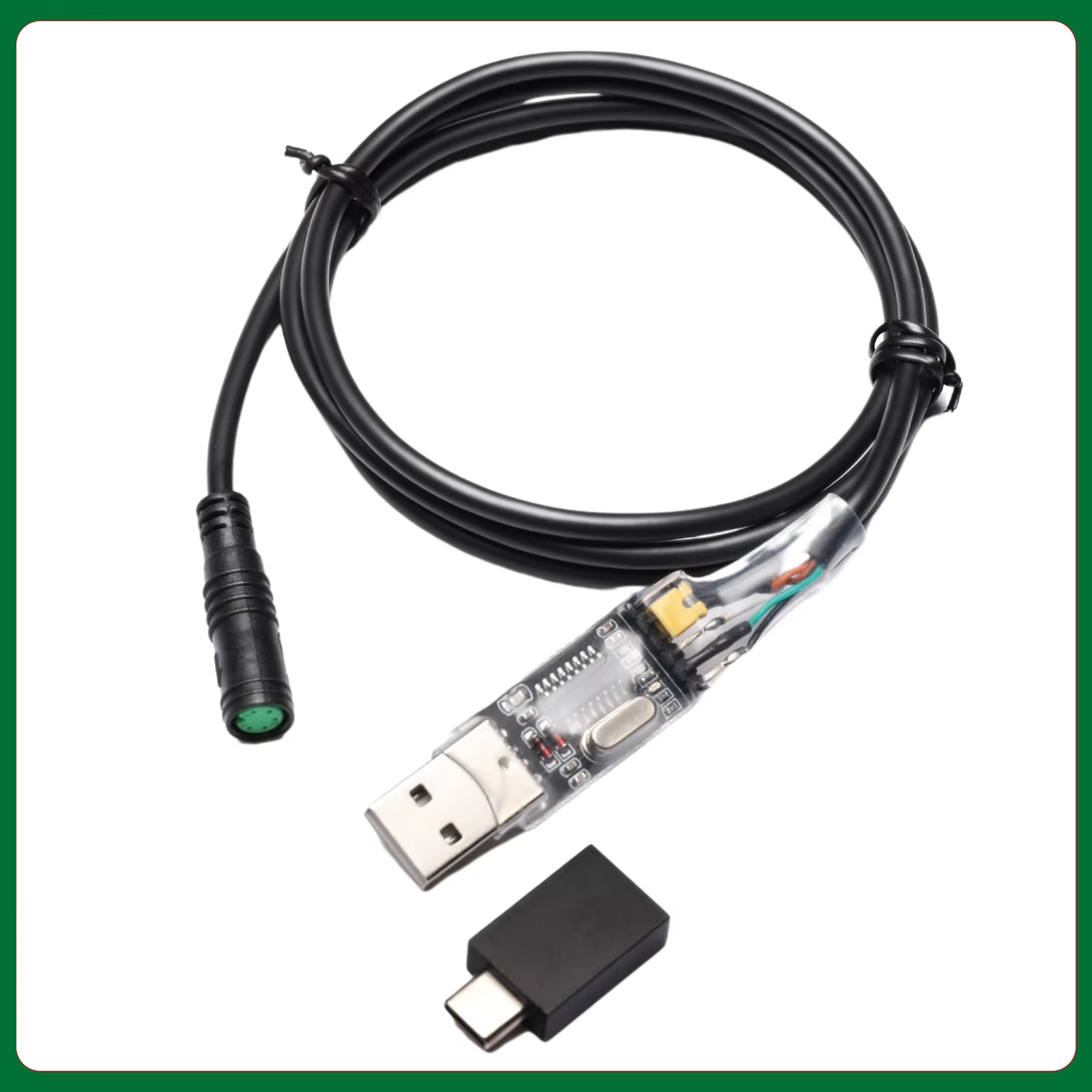 Câble de programmation pour vélo électrique 8fun/Bafang BBS01/02/03/BBSHD - USB vers moteur