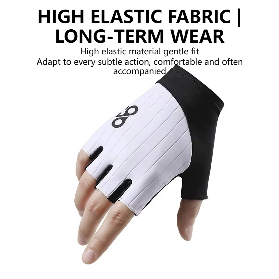 LOOGDEEL Gants de cyclisme mi-doigts pour hommes
