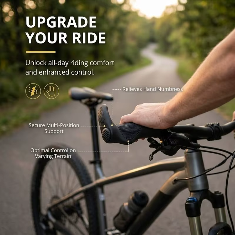 Poignées de vélo ergonomiques