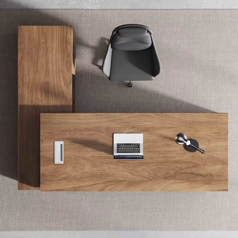 Bureau d'étude en bois, organisateurs d'ordinateur modernes, rangement, bureau bon marché, relaxant, Mesa Ordenador, meubles permettant de gagner de l'espace