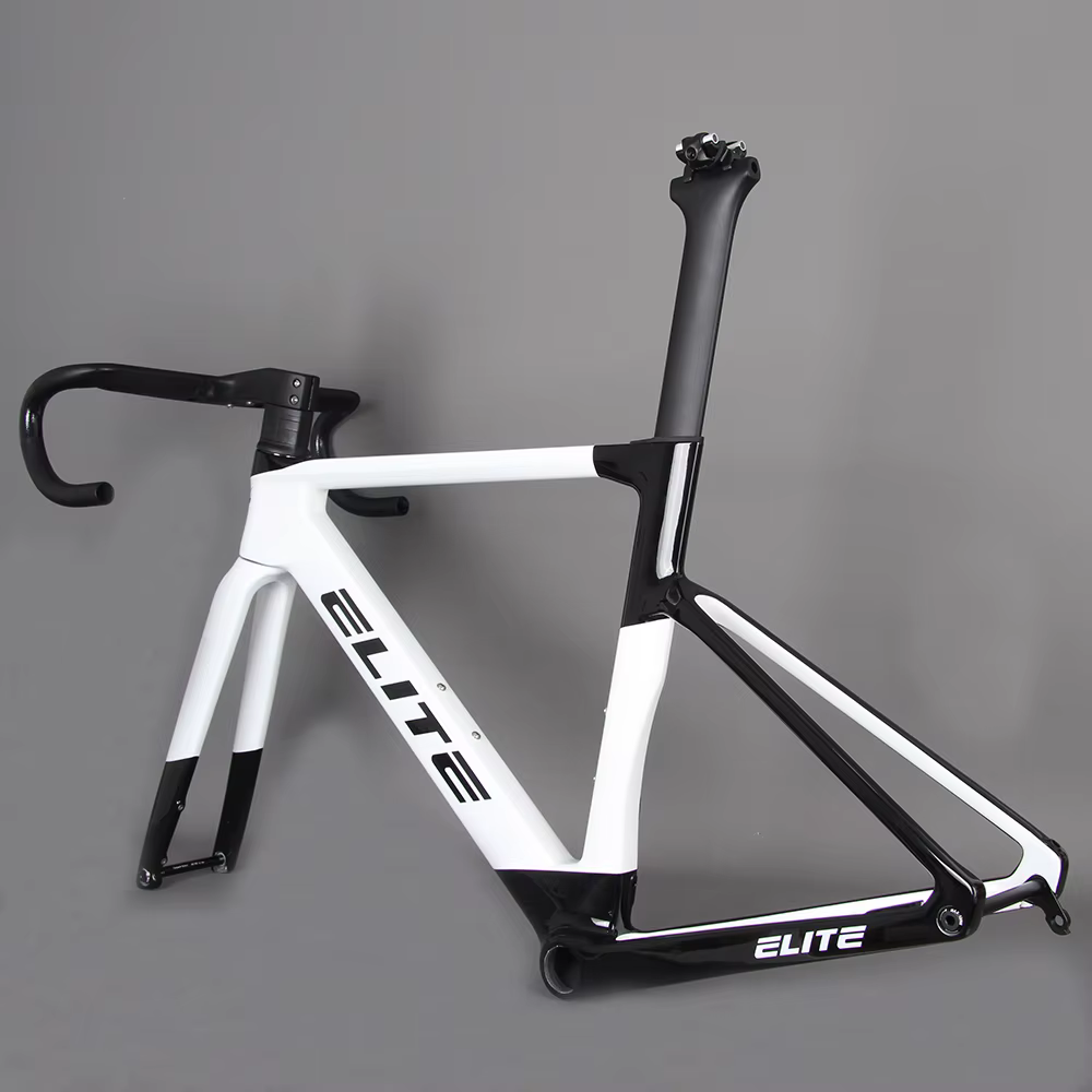 Cadre de vélo de route ultraléger en Fiber de carbone T1000 700 * 28C BB86