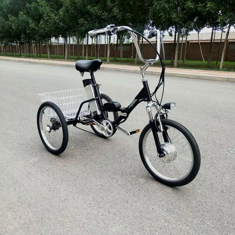 Vélo électrique pliable pour adultes de 20 pouces à 3 roues