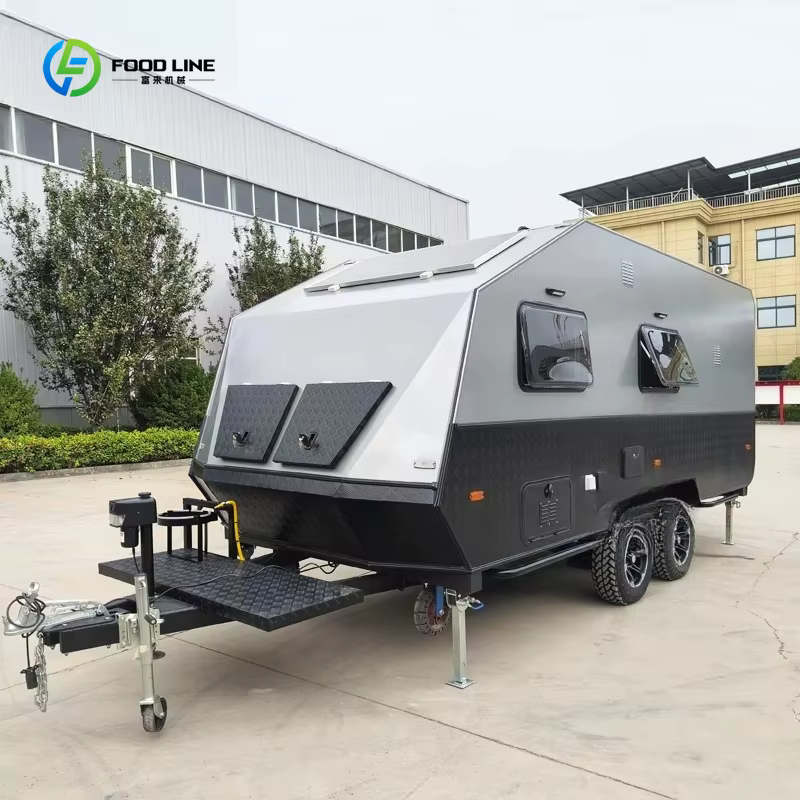Camping-car de voyage tout-terrain personnalisé 550x218x210cm Remorque Maison mobile Camping-car à vendre pour l'aventure Caravane Camping
