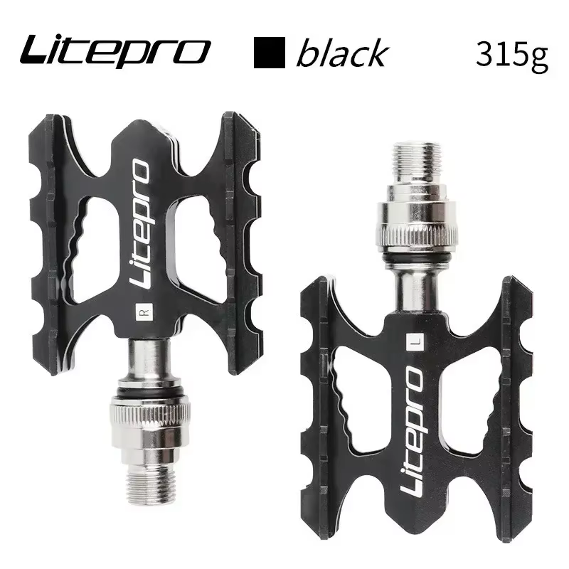 Litepro pédale de vélo ultralégère à dégagement rapide en alliage d'aluminium