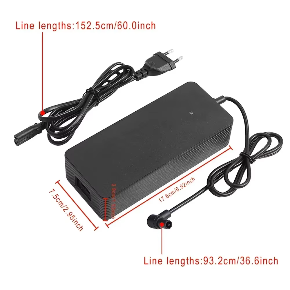 Chargeur de trottinette électrique 53V 2.3A pour Xiaomi Scooter 4 Ultra/4 Pro 2ème génération/ 5/5pro pour Navee S65/S60/S40/N65i ST3/ST3 Pro