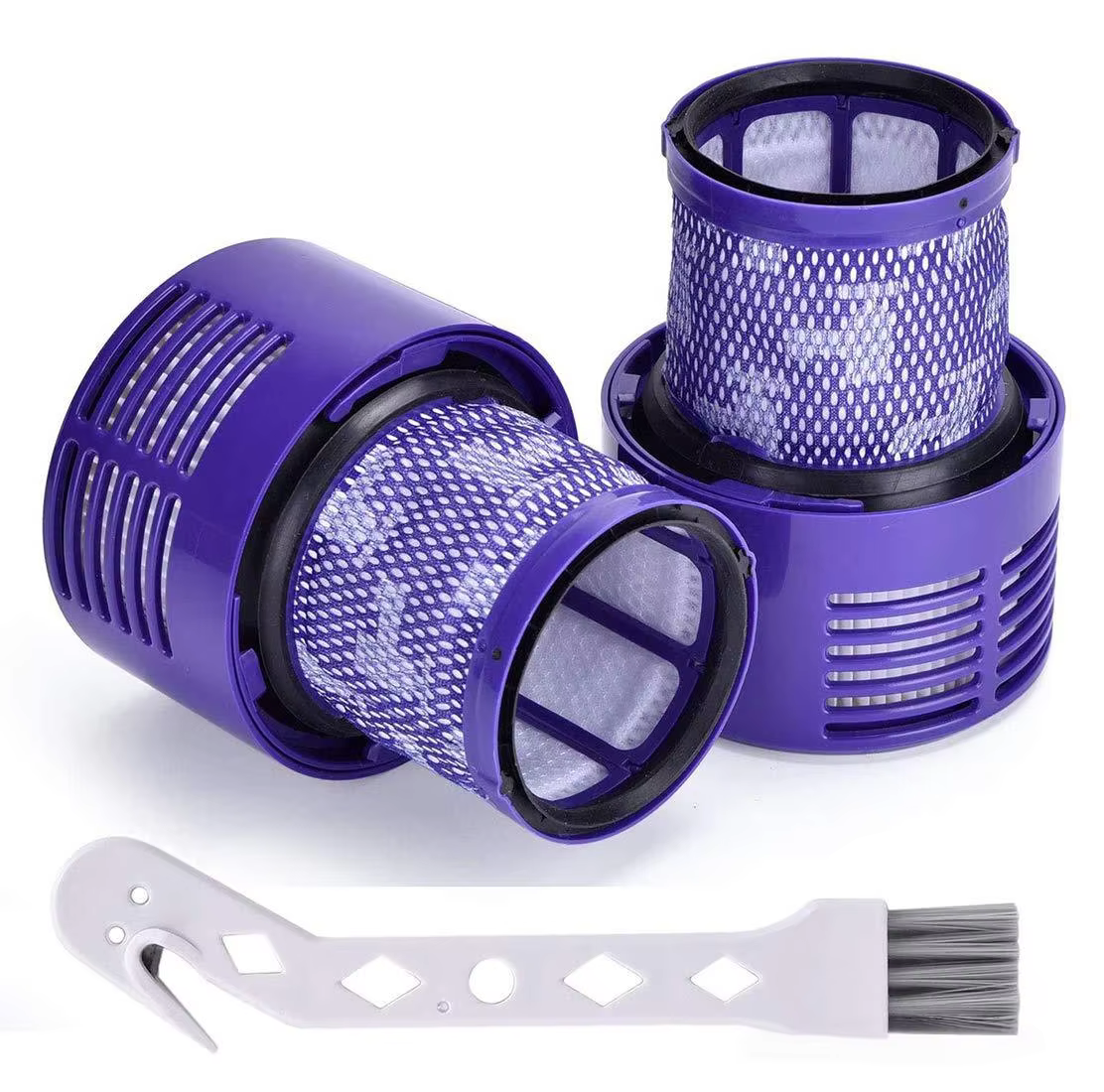 Élément filtrant pour aspirateur Dyson V10, version américaine, accessoires, pièces de rechange lavables, post-filtre HEPA, pièces de rechange réutilisables