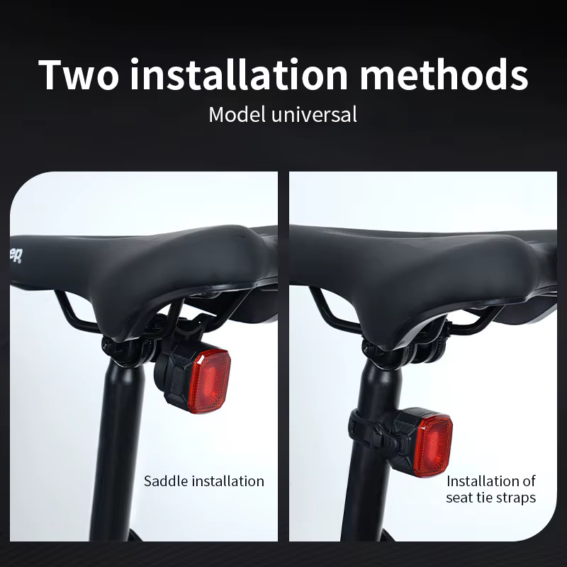 Feu arrière de vélo intelligent avec capteur de freinage