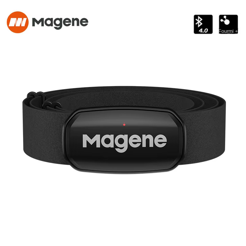 Magene Capteur de Fréquence Cardiaque avec Sangle de Poitrine