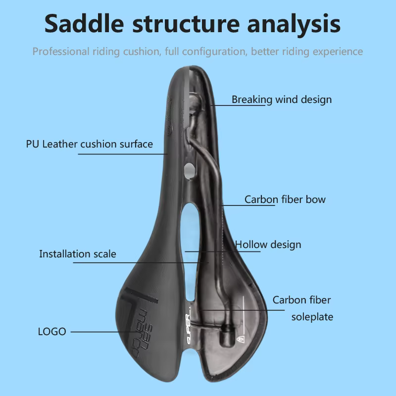 San marco mantra selle de vélo de route en fibre de carbone 114g 278X131mm tapis de siège avant