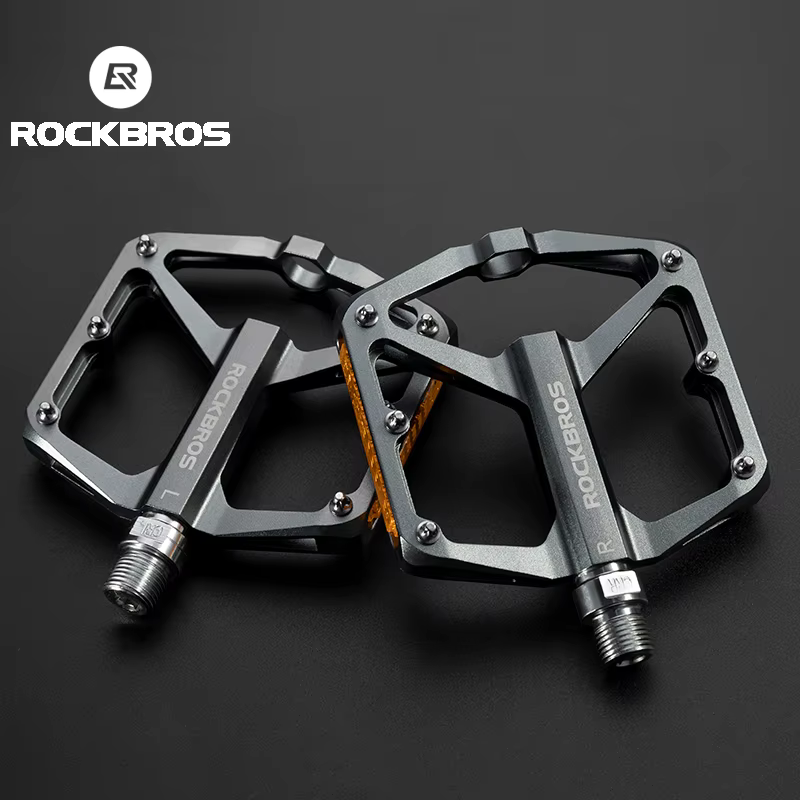 ROCKBROS pédales de vélo économiser l'effort en alliage d'aluminium anti-dérapant vtt route montagne roulement