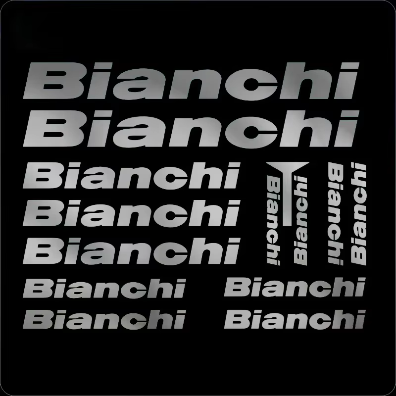1SET d'autocollants de vélo de style Bianchi