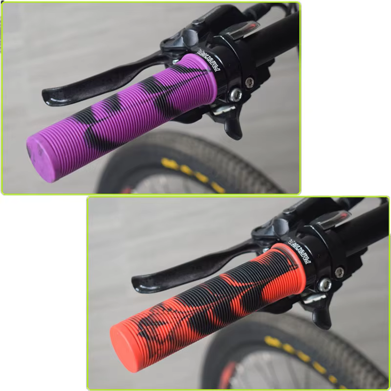 Housses de guidon de vélo bicolores en caoutchouc