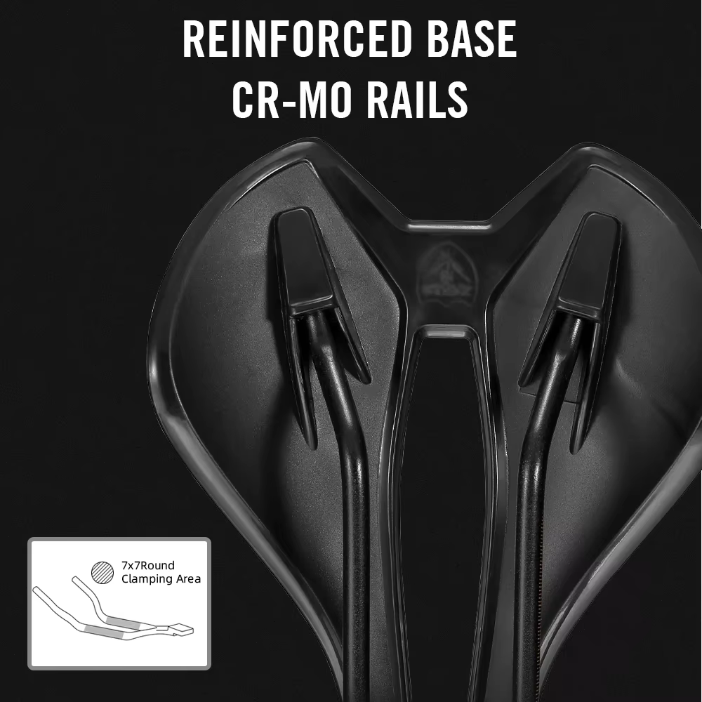 Selle de vélo RYET ultralégère en cuir pour route et VTT
