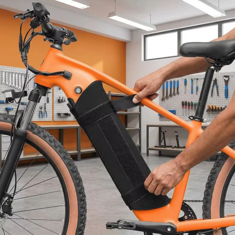 Couverture isolante pour cadre de batterie de vélo électrique